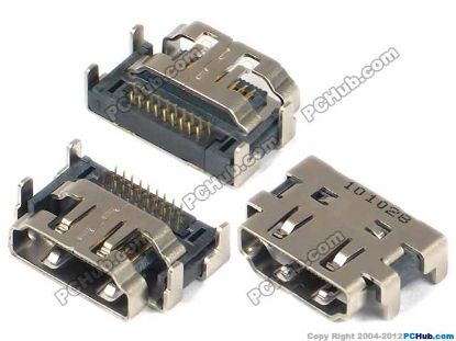 Picture of UPH Jack & Plug Jack- Video / Display Shen plate, H3.5mm, 12.5x18.5x5.5mm