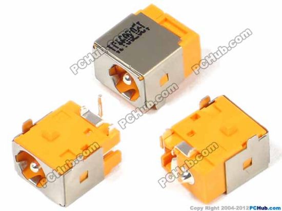 Picture of UPH Tip 1.65mm Jack- DC For Laptop Pin = 1.7mm, for Acer, Yellow